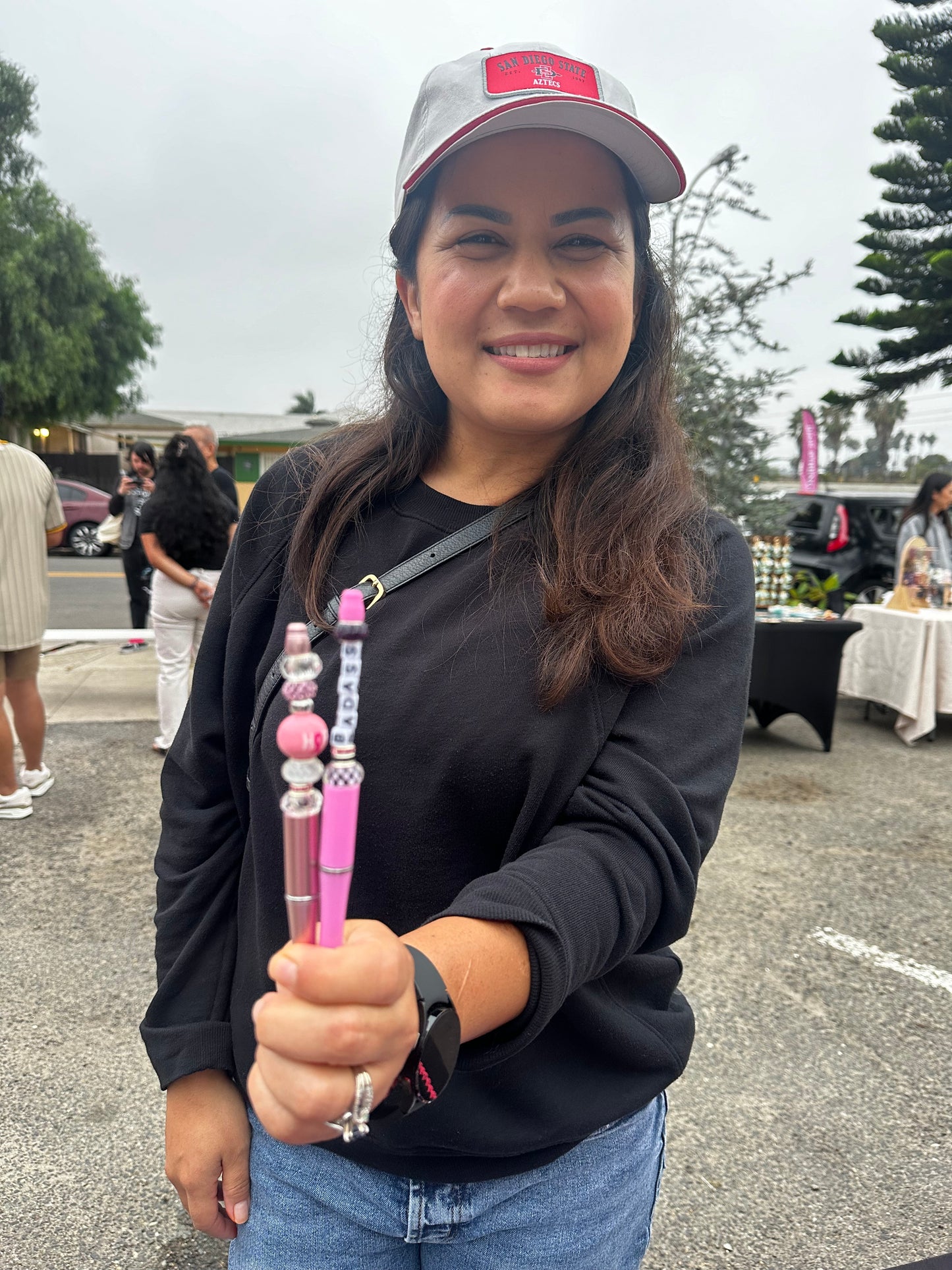 Beaded Pen - Breast Cancer