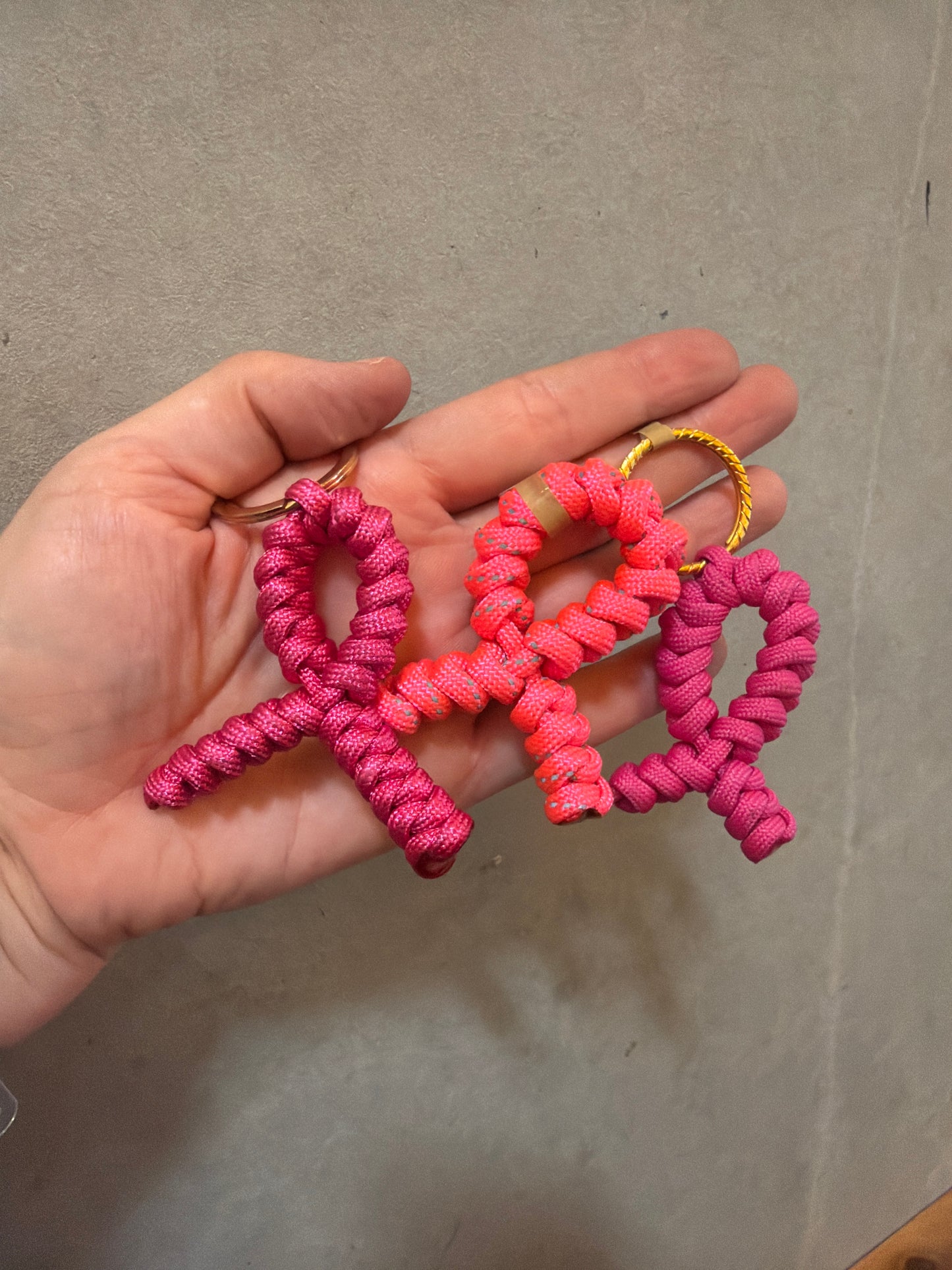 Breast Cancer Paracord Ribbon