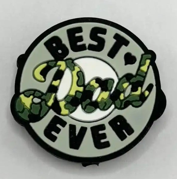 Beaded Pen - Best Dad Ever, Camo Print
