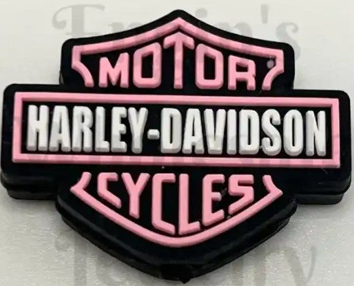 Beaded Pen - HD Chopper PINK