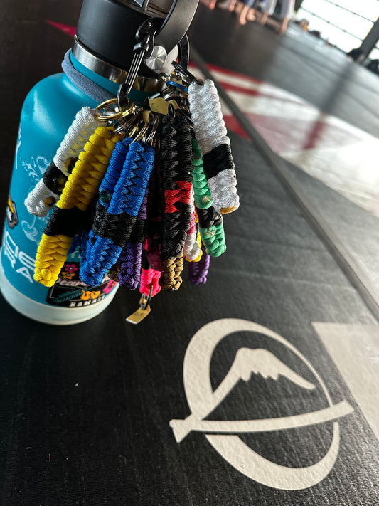 3" Mini Martial Arts Ranked Keychain (Adult Colors)