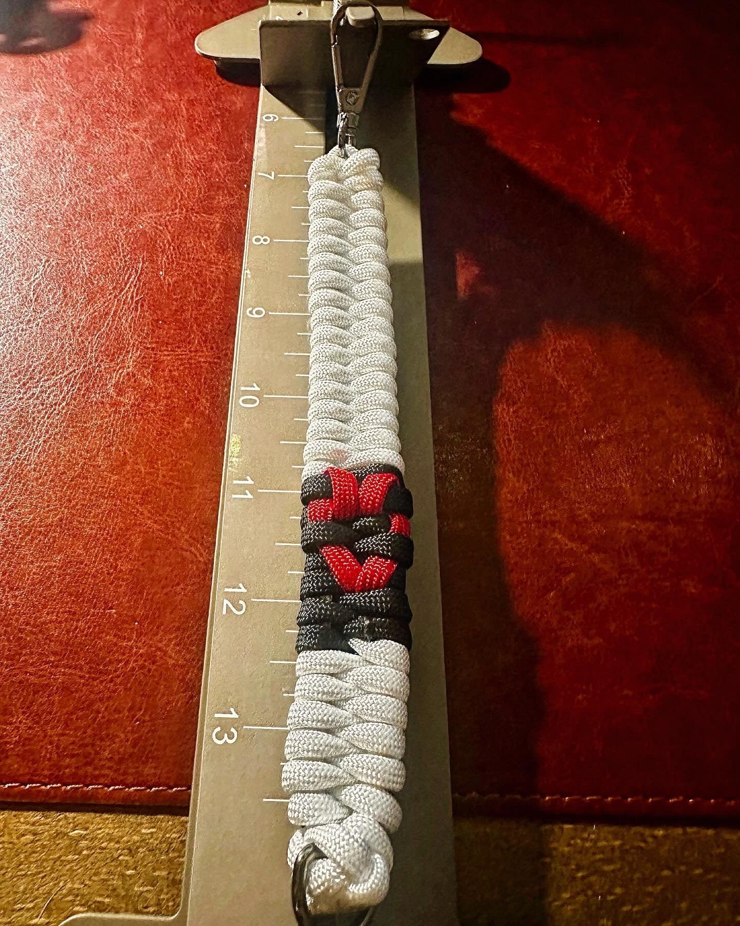 6" Martial Arts Ranked Keychain (Youth Colors)