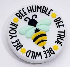 Beaded Pen - ''Bee Humble, Bee True, Bee Wild, Bee You"