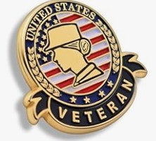 Enamel Lapel Pin - Female Veteran