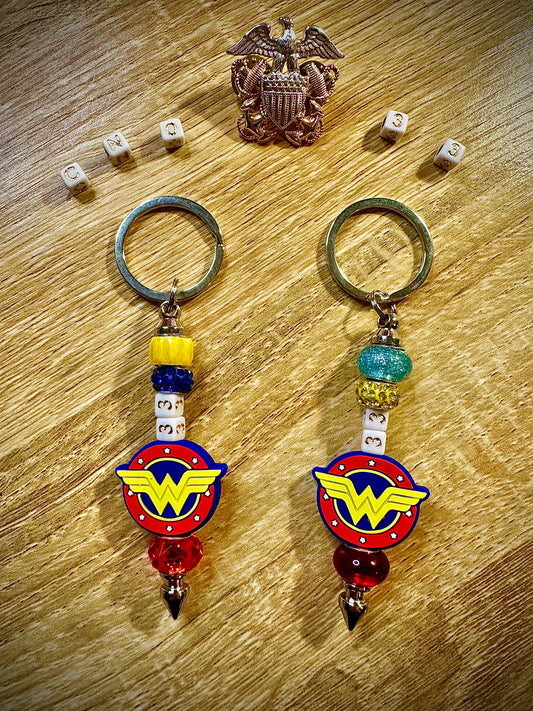 CNO 33 Beaded Keychain