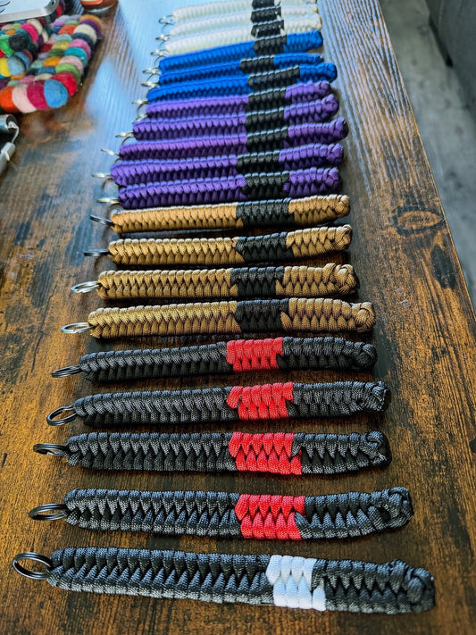 6" Martial Arts Ranked Keychain (Adult Colors)